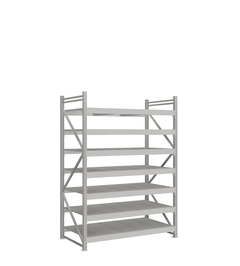 СТ-051 Стеллаж_2200/850/1500 полки цинк_7 ярусов