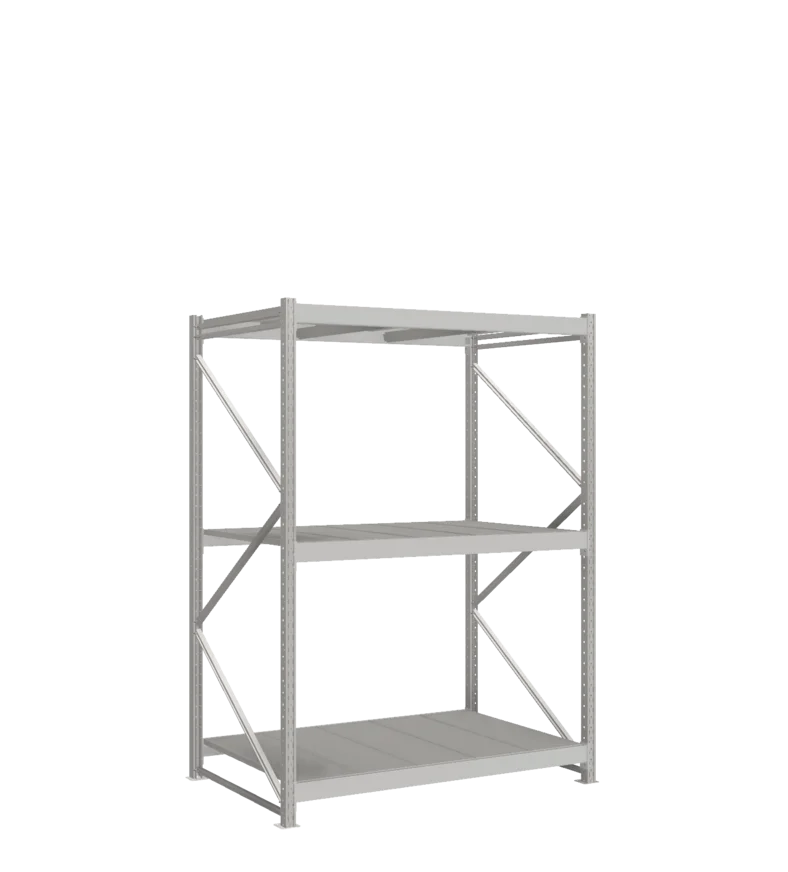 СТ-051 Стеллаж_2200/1050/1500 полки цинк_3 яруса