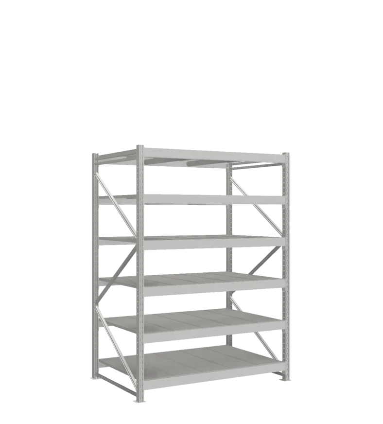 СТ-051 Стеллаж_2200/1050/1500 полки цинк_6 ярусов