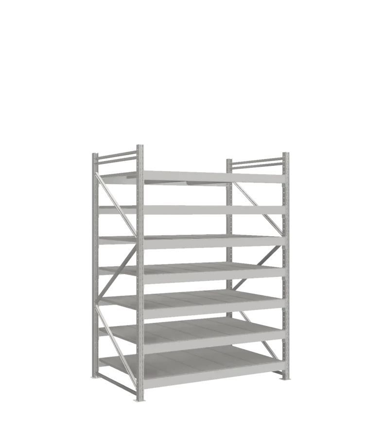 СТ-051 Стеллаж_2200/1050/1500 полки цинк_7 ярусов