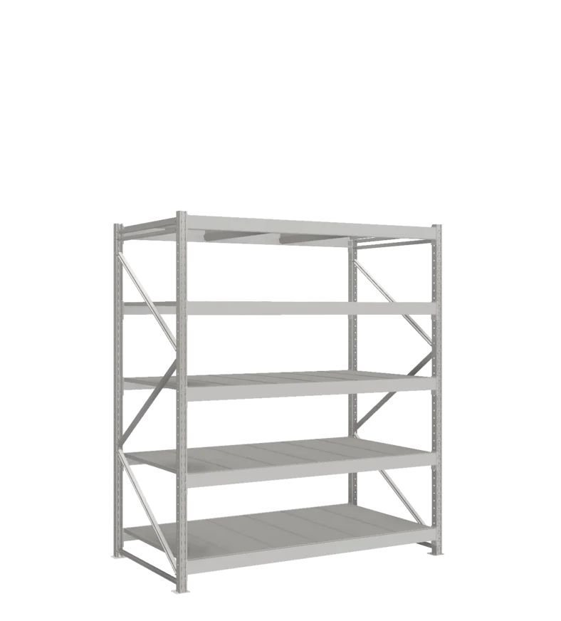 СТ-051 Стеллаж_2200/1050/1800 полки цинк_5 ярусов