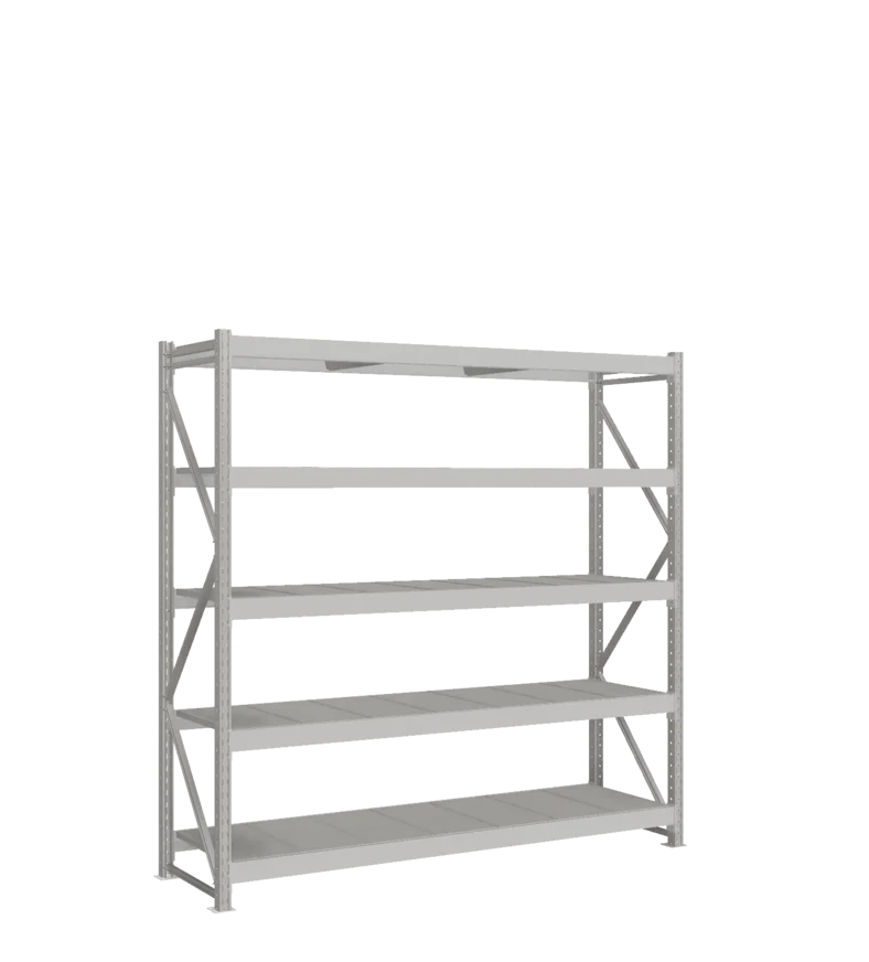СТ-051 Стеллаж_2200/650/2100 полки цинк_5 ярусов