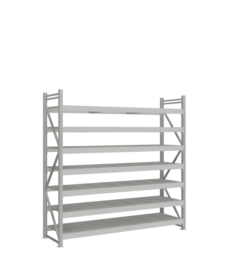 СТ-051 Стеллаж_2200/650/2100 полки цинк_7 ярусов