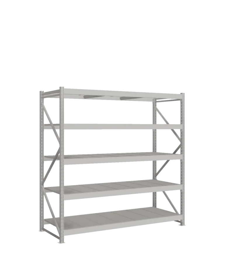 СТ-051 Стеллаж_2200/850/2100 полки цинк_5 ярусов