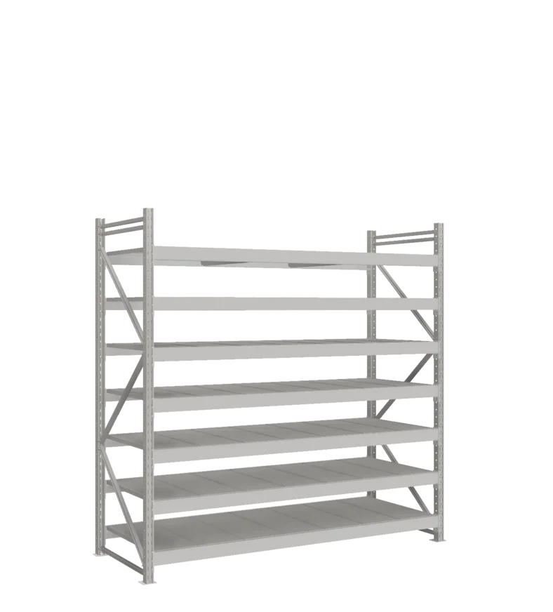 СТ-051 Стеллаж_2200/850/2100 полки цинк_7 ярусов