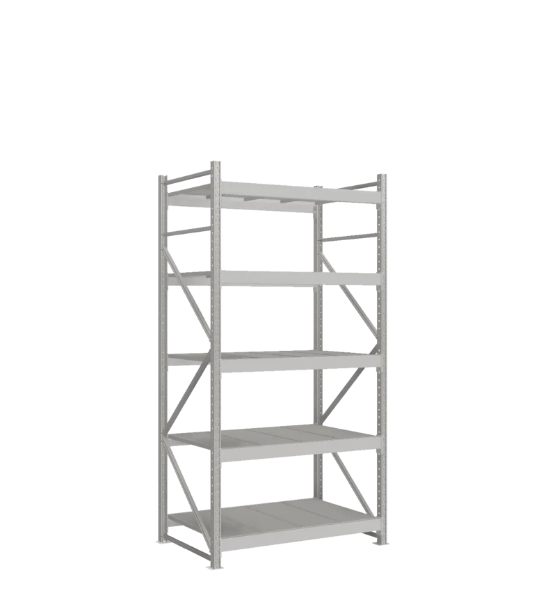 СТ-051 Стеллаж_2500/850/1200 полки цинк_5 ярусов