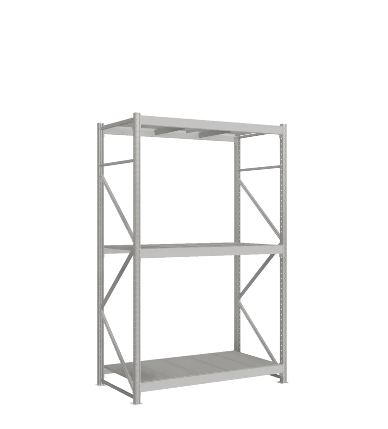 СТ-051 Стеллаж_2500/850/1500_3 яруса полки цинк