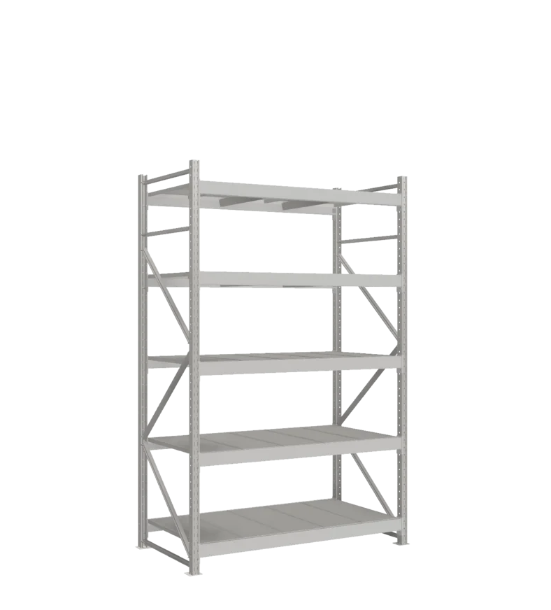 СТ-051 Стеллаж_2500/850/1500 полки цинк_5 ярусов