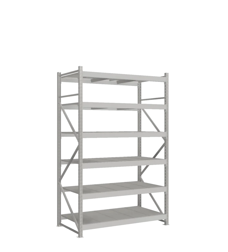 СТ-051 Стеллаж_2500/850/1500 полки цинк_6 ярусов