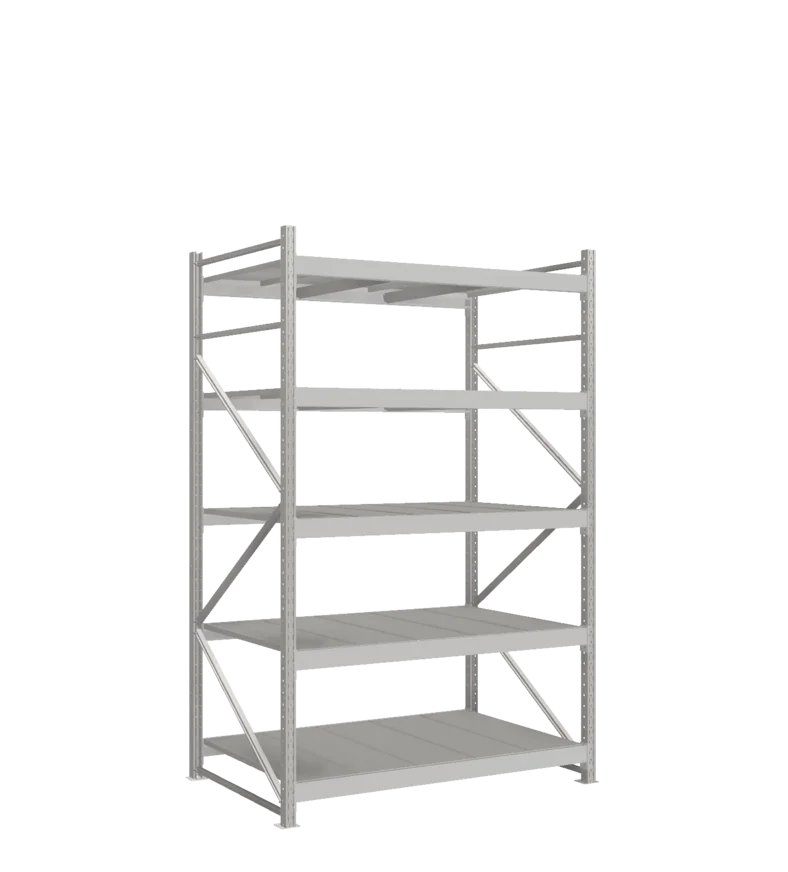 СТ-051 Стеллаж_2500/1050/1500 полки цинк_5 ярусов