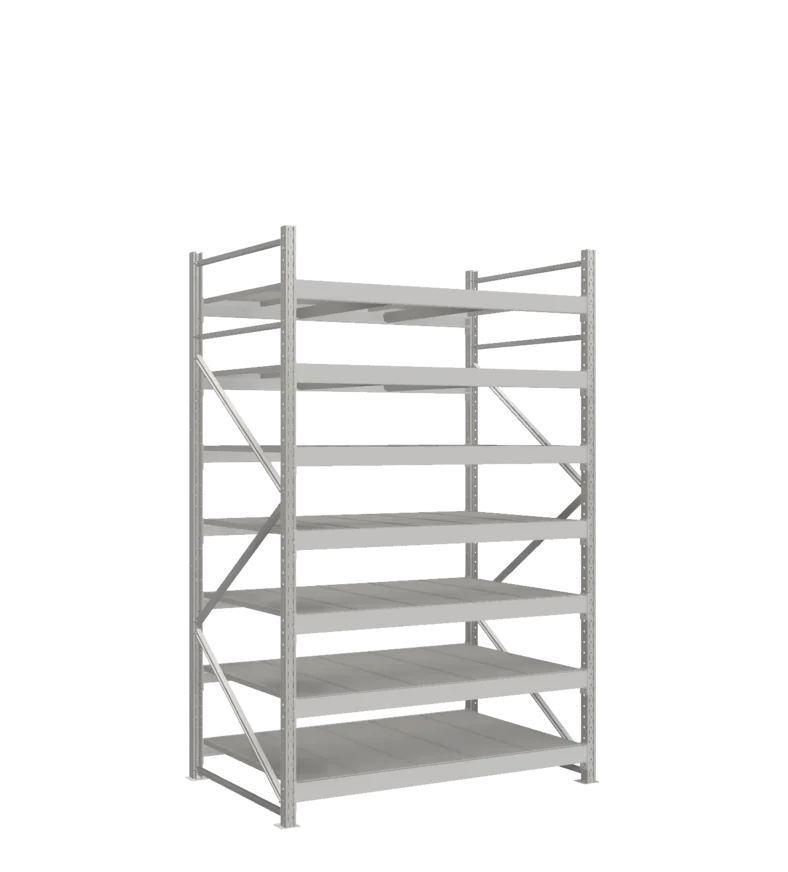 СТ-051 Стеллаж_2500/1050/1500 полки цинк_7 ярусов