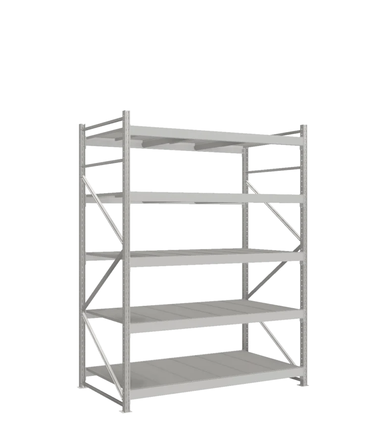 СТ-051 Стеллаж_2500/1050/1800 полки цинк_5 ярусов