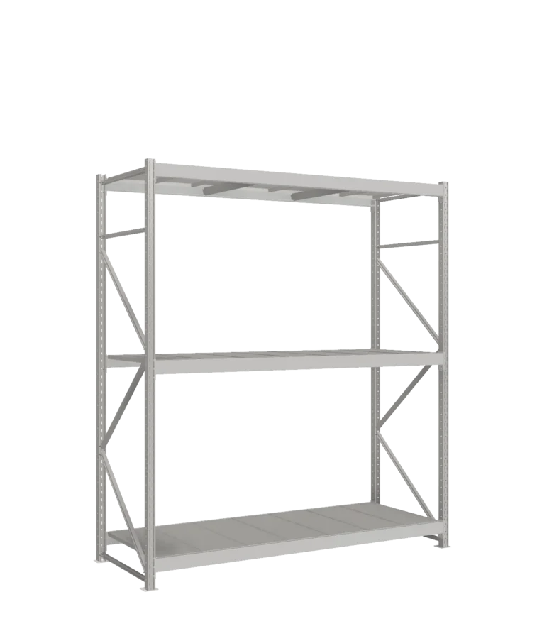 СТ-051 Стеллаж_2500/850/2100 полки цинк_3 яруса