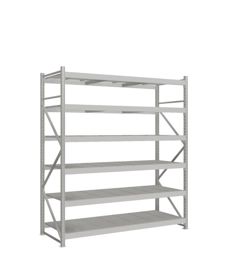 СТ-051 Стеллаж_2500/850/2100 полки цинк_6 ярусов