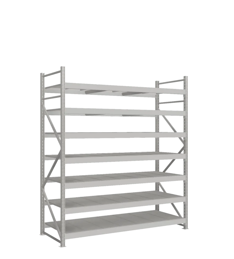 СТ-051 Стеллаж_2500/850/2100 полки цинк_7 ярусов