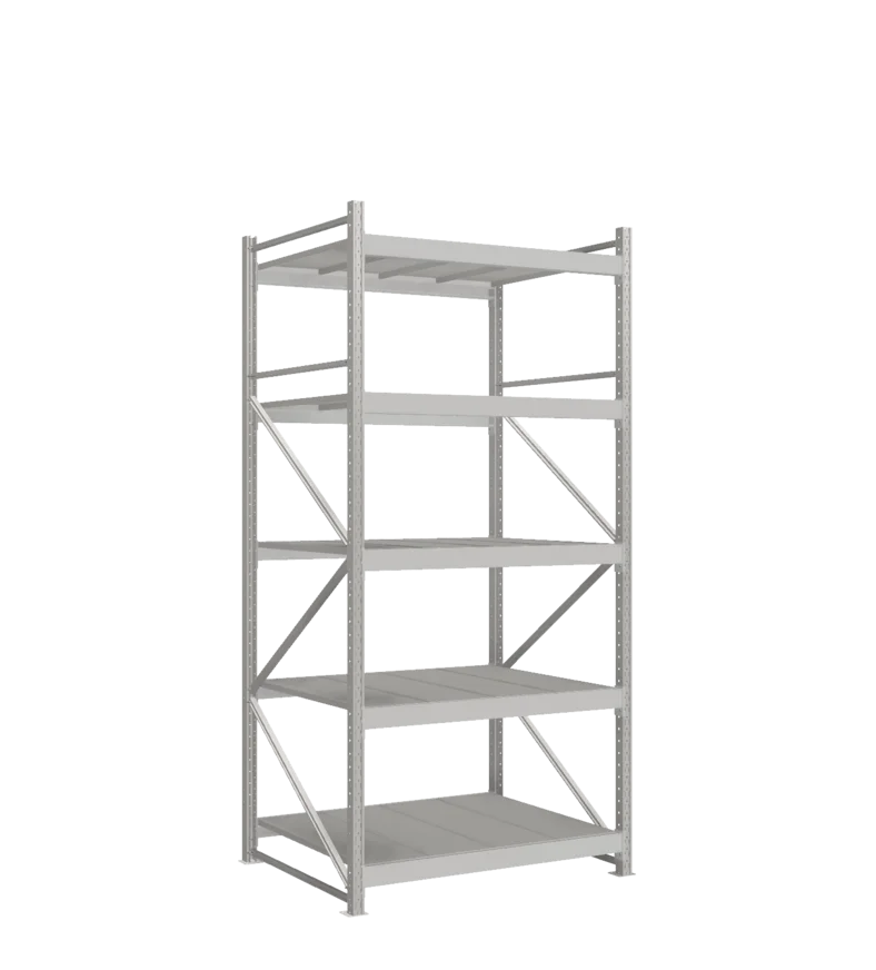 СТ-051 Стеллаж_2700/1050/1200 полки цинк_5 ярусов
