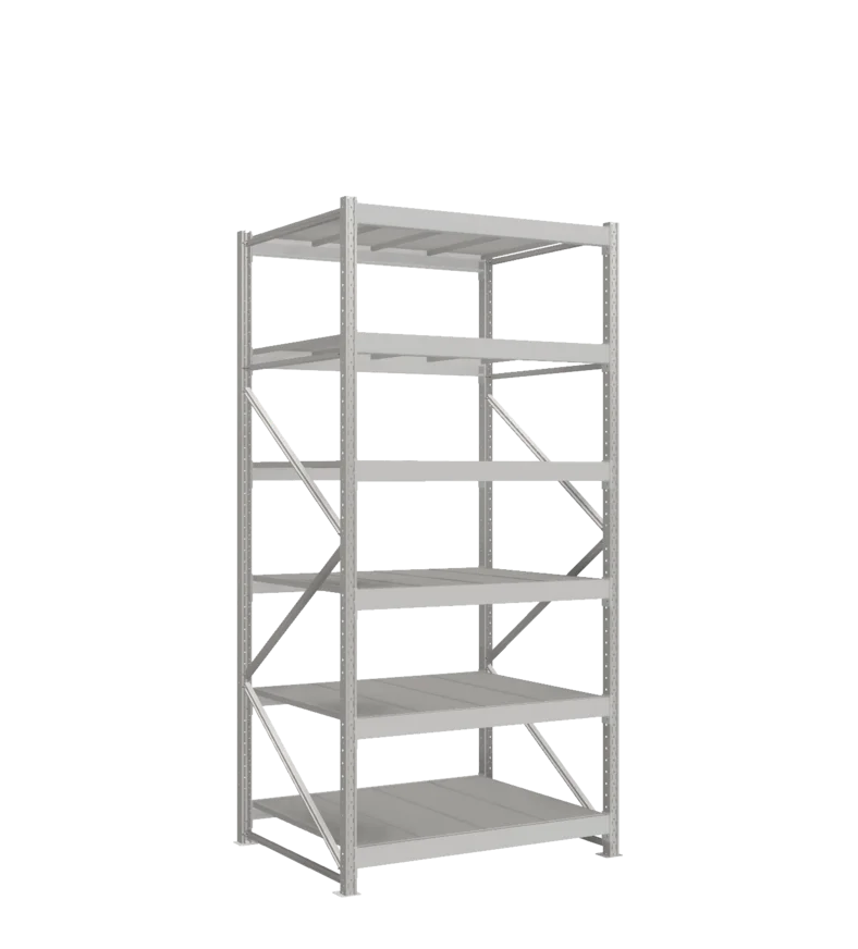 СТ-051 Стеллаж_2700/1050/1200 полки цинк_6 ярусов