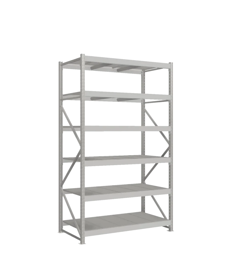 СТ-051 Стеллаж_2700/850/1500 полки цинк_6 ярусов
