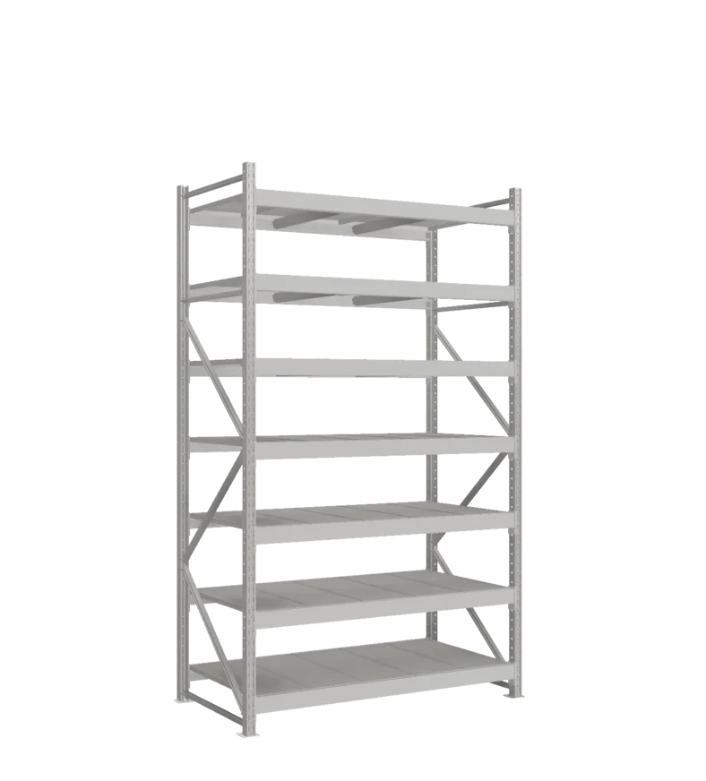 СТ-051 Стеллаж_2700/850/1500 полки цинк_7 ярусов