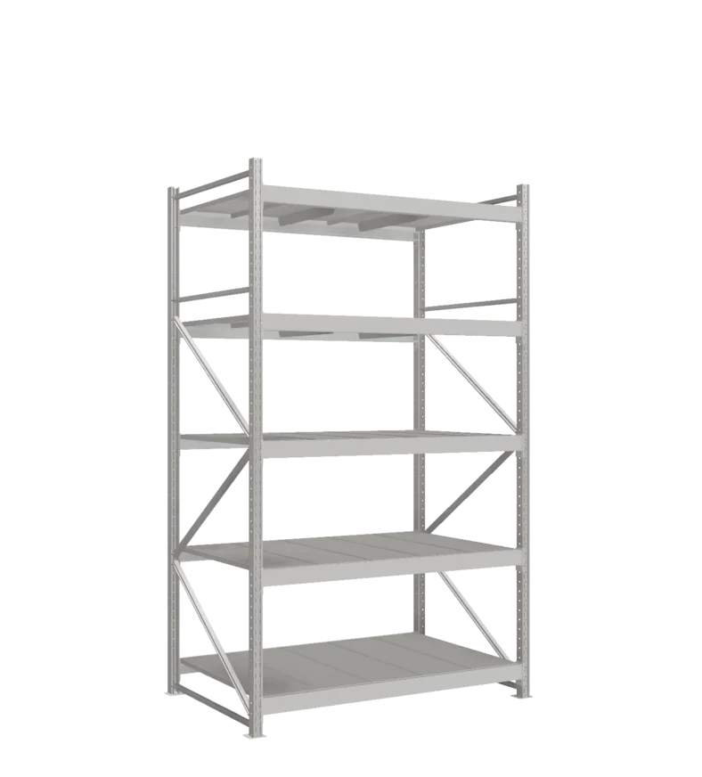 СТ-051 Стеллаж_2700/1050/1500 полки цинк_5 ярусов