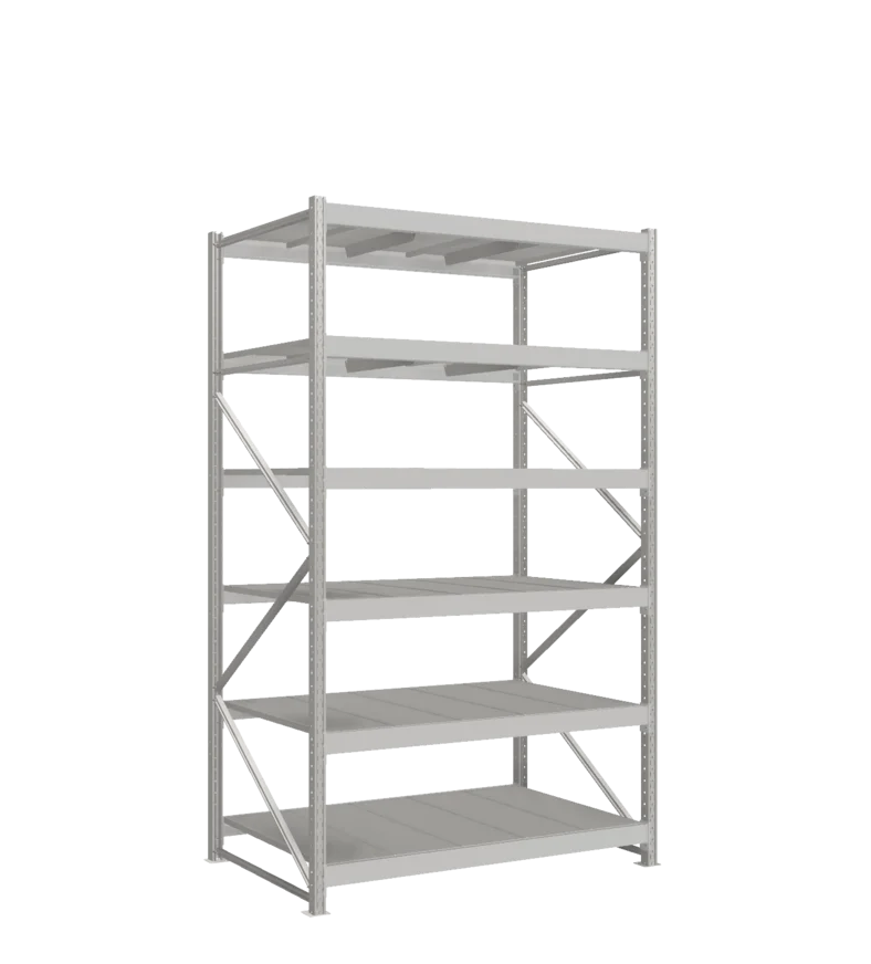 СТ-051 Стеллаж_2700/1050/1500 полки цинк_6 ярусов