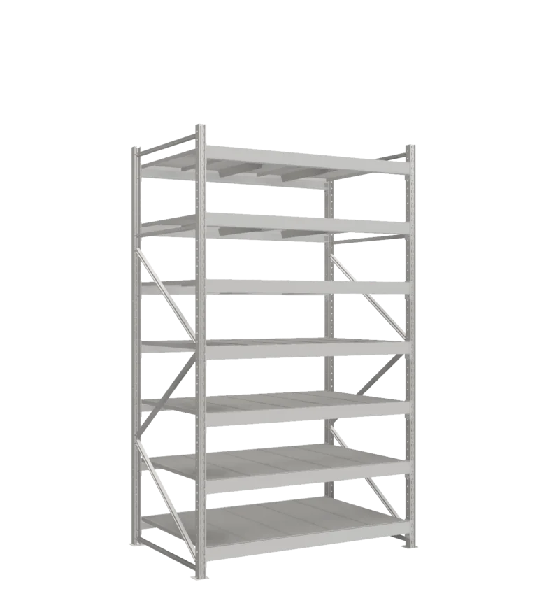 СТ-051 Стеллаж_2700/1050/1500 полки цинк_7 ярусов