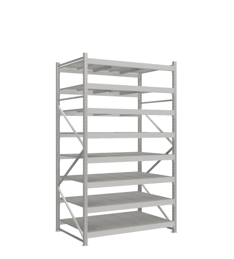 СТ-051 Стеллаж_2700/1050/1500 полки цинк_8 ярусов