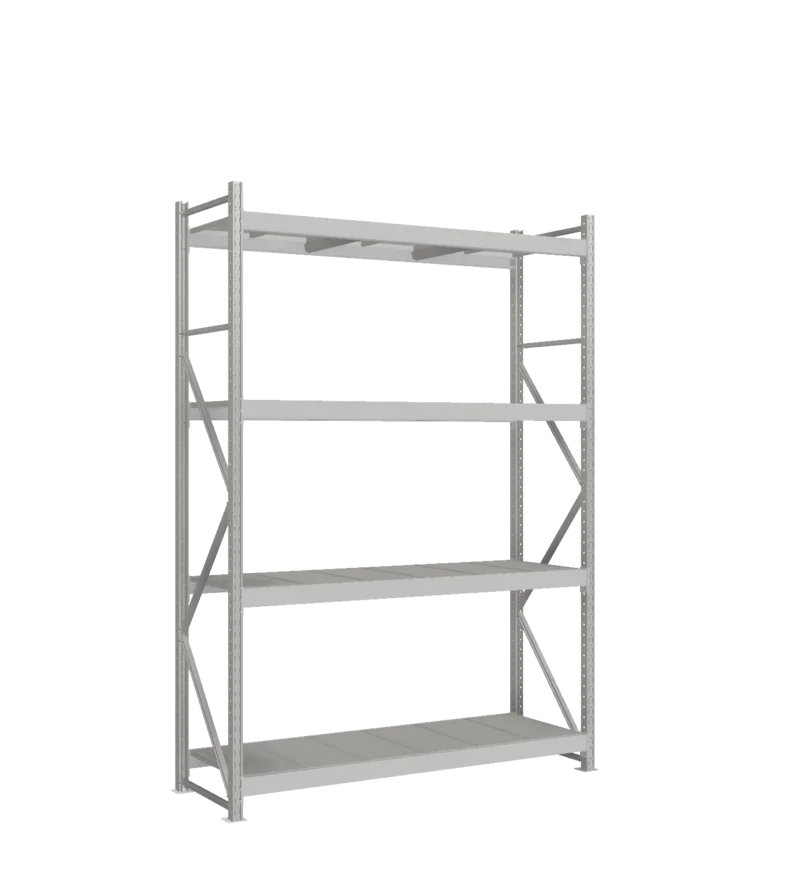 СТ-051 Стеллаж_2700/650/1800 полки цинк_4 яруса