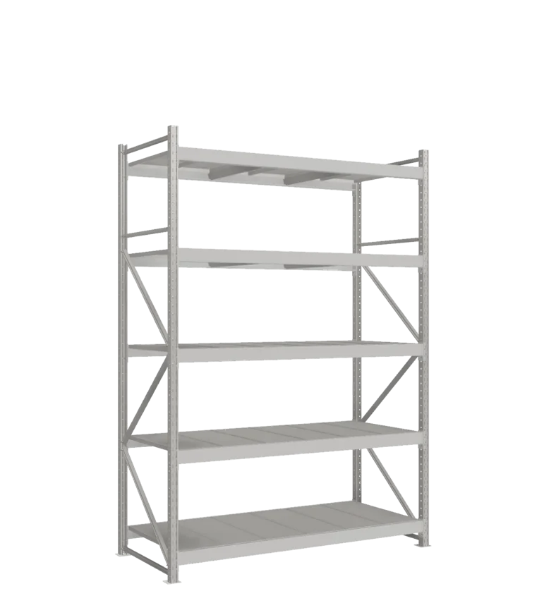 СТ-051 Стеллаж_2700/850/1800 полки цинк_5 ярусов