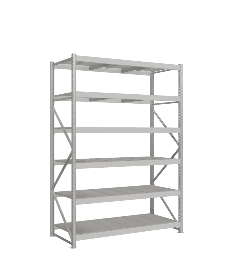 СТ-051 Стеллаж_2700/850/1800 полки цинк_6 ярусов