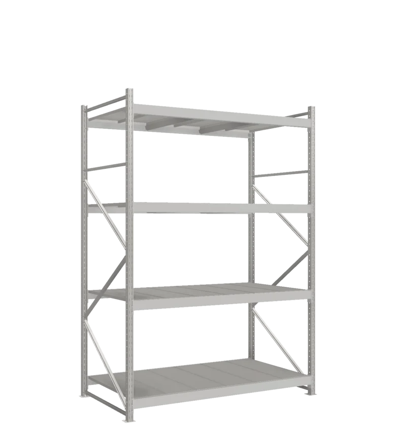СТ-051 Стеллаж_2700/1050/1800 полки цинк_4 яруса
