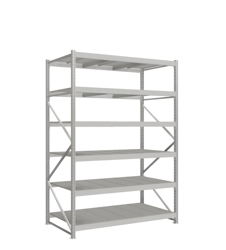 СТ-051 Стеллаж_2700/1050/1800 полки цинк_6 ярусов