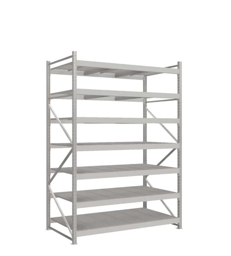 СТ-051 Стеллаж_2700/1050/1800 полки цинк_7 ярусов