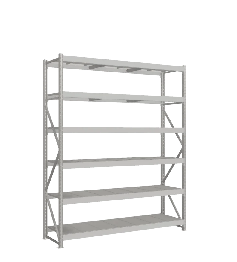 СТ-051 Стеллаж_2700/650/2100 полки цинк_6 ярусов