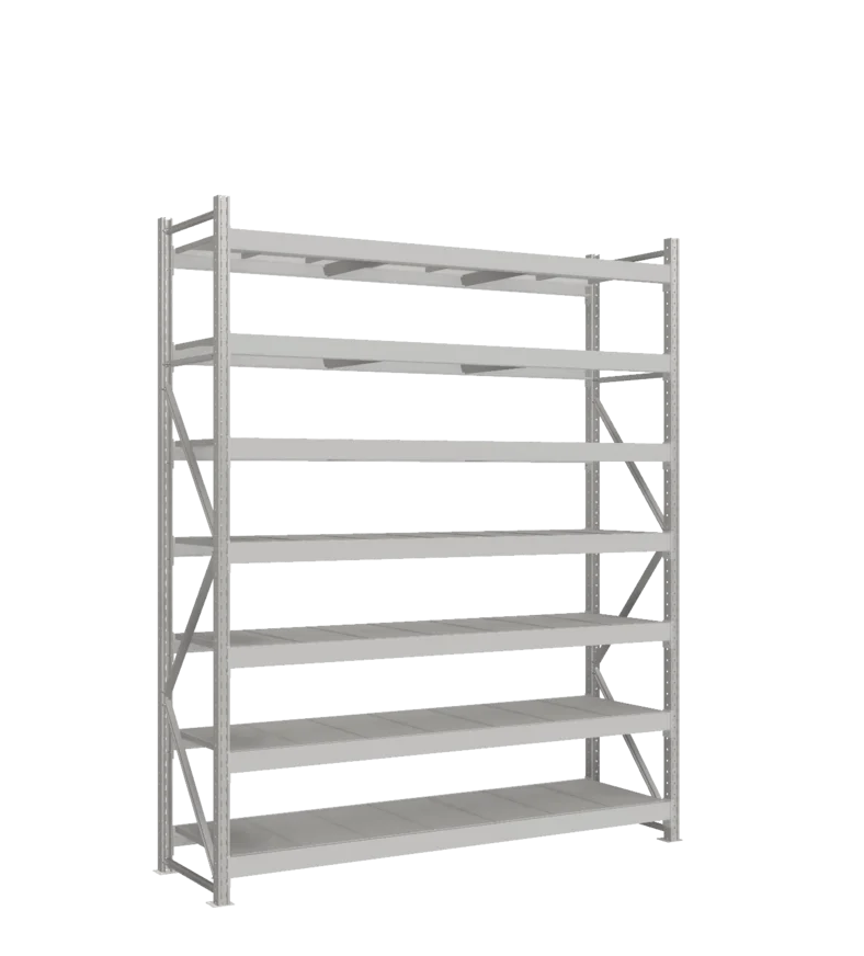 СТ-051 Стеллаж_2700/650/2100 полки цинк_7 ярусов