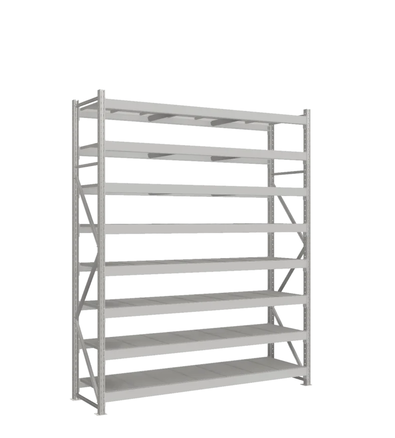 СТ-051 Стеллаж_2700/650/2100 полки цинк_8 ярусов