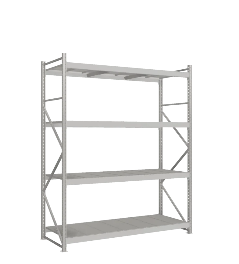 СТ-051 Стеллаж_2700/850/2100 полки цинк_4 яруса