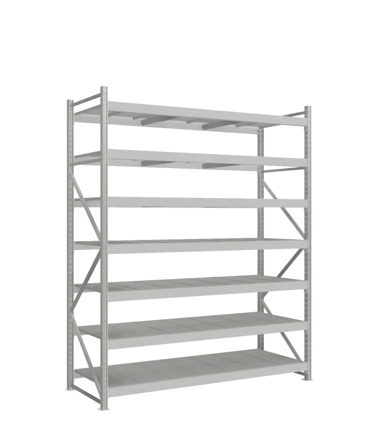 СТ-051 Стеллаж_2700/850/2100 полки цинк_7 ярусов