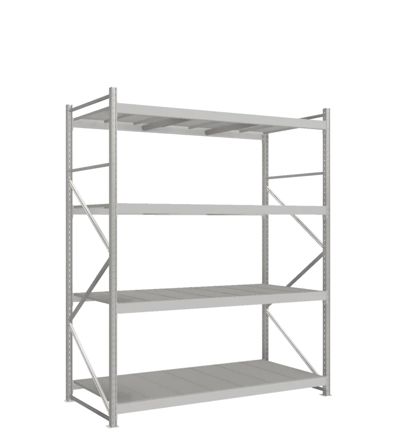 СТ-051 Стеллаж_2700/1050/2100 полки цинк_4 яруса