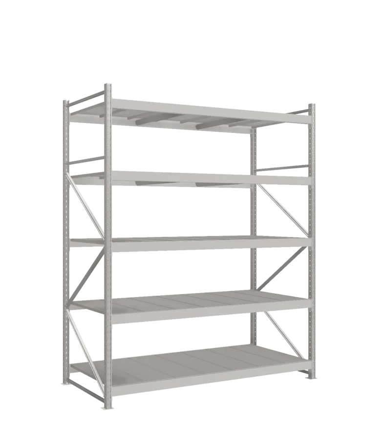 СТ-051 Стеллаж_2700/1050/2100 полки цинк_5 ярусов
