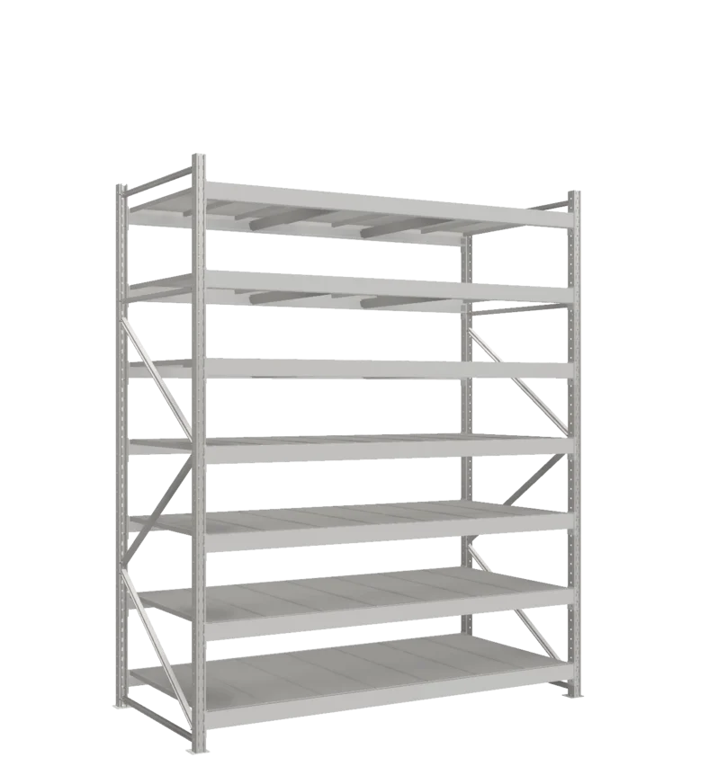 СТ-051 Стеллаж_2700/1050/2100 полки цинк_7 ярусов