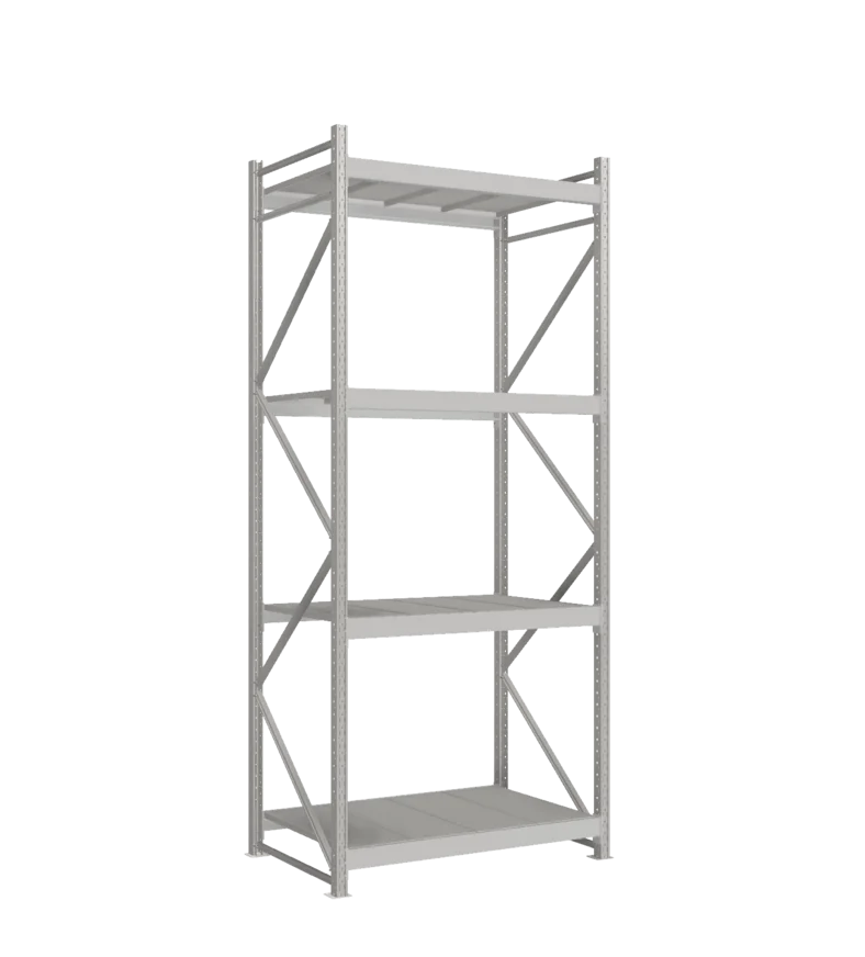 СТ-051 Стеллаж_3000/850/1200 полки цинк_4 яруса