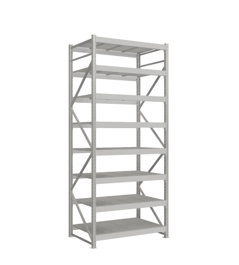 СТ-051 Стеллаж_3000/850/1200 полки цинк_8 ярусов