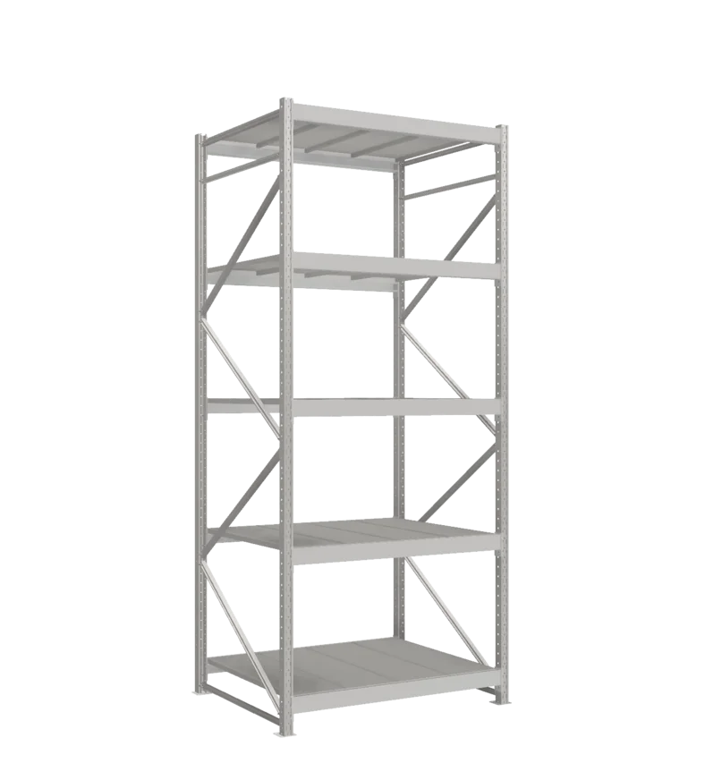 СТ-051 Стеллаж_3000/1050/1200 полки цинк_5 ярусов