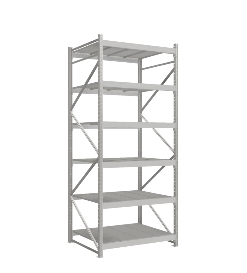 СТ-051 Стеллаж_3000/1050/1200 полки цинк_6 ярусов