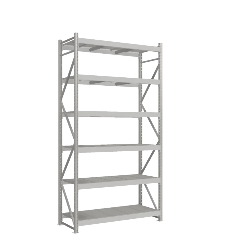 СТ-051 Стеллаж_3000/650/1500 полки цинк_6 ярусов