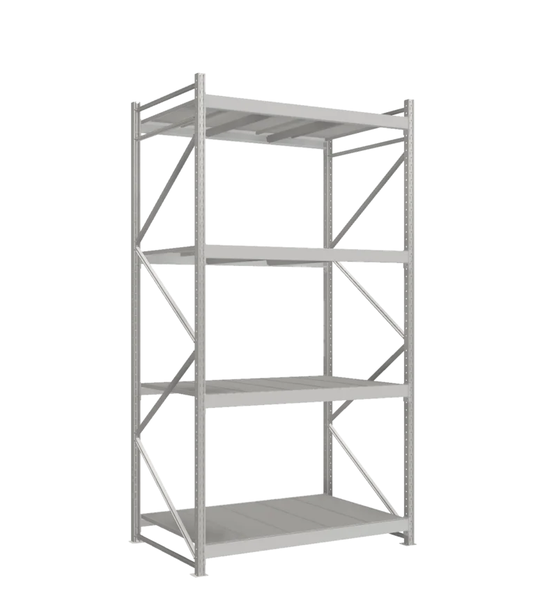 СТ-051 Стеллаж_3000/1050/1500 полки цинк_4 яруса