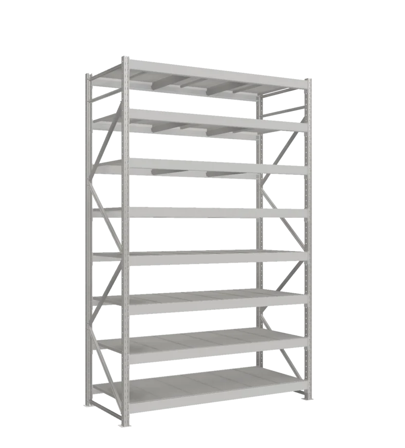 СТ-051 Стеллаж_3000/850/1800 полки цинк_8 ярусов