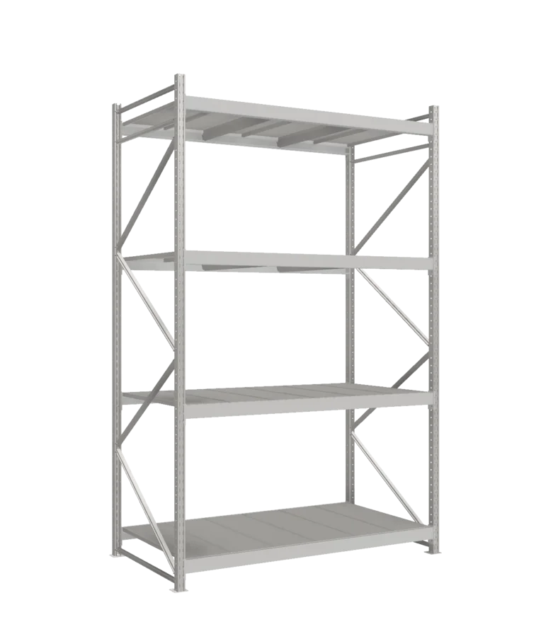 СТ-051 Стеллаж_3000/1050/1800 полки цинк_4 яруса