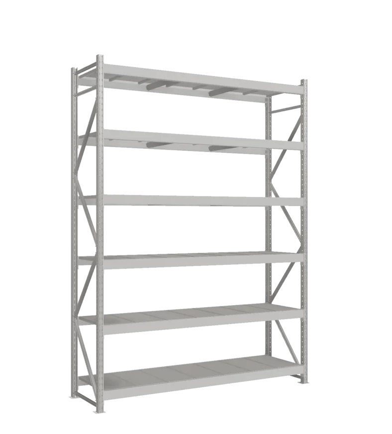 СТ-051 Стеллаж_3000/650/2100 полки цинк_6 ярусов